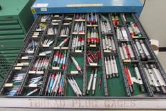 Vidmar Tool Cabinet wih Many Thread Gauges