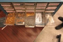 Hundreds of Assorted Connectors with Organizer