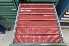 Deltronic Portable Pin Gauge Cabinet with Pin / Plug Gauges