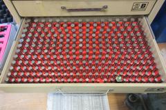 Vermont Gage Minus Gage Pin Set in 4-Drawer Cabinet.  .061" to .750"