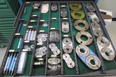 Vidmar Tool Cabinet wih Many Thread Gauges