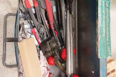 Banding Cart with Tools and Metal Banding Material