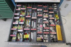 Vidmar Tool Cabinet wih Many Thread Gauges