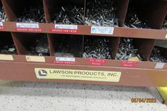 Lawson Products Metal 80 Bin Fastener Cabinet with Assorted Fasteners 