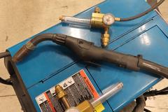 MillerMatic 350P Mig Welder Built-In Wire Feed, With Python Torch, Cart 300Amp, 60% Duty Cycle with Cart