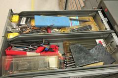 Machines Used | Large Assortment of Perishable Tooling with Cabinet ...
