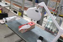 Power Adjustable Work Bench with Light