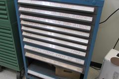 Vidmar Tool Cabinet wih Many Thread Gauges