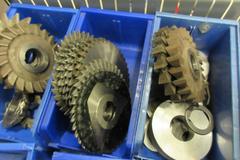 Assorted Slitting Saws, Horizontal Milling Cutters