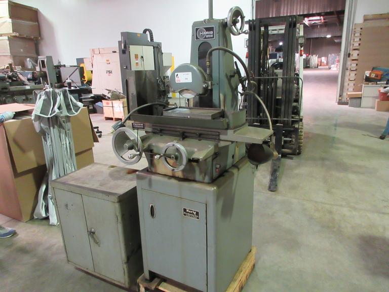 Harig Super 612 Manual Surface Grinder with Chuck and Accessories