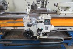 Summit 16" x 60" Geared Head Engine Lathe with Newall 2-Axis Digital Readout, 3-Jaw Chuck, Tailstock, Chip Guard, Pull Out Chip Pan.