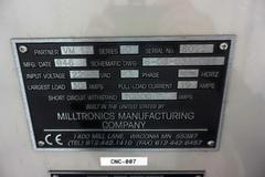 Milltronics VM17 CNC Vertical Machining Center with Centurion 6 Control and 8000 RPM Spindle