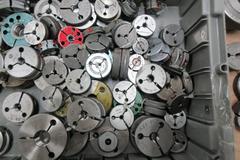 Go-No-Go OD Thread Gages, Various Sizes and Pitches, Mostly Paired Together