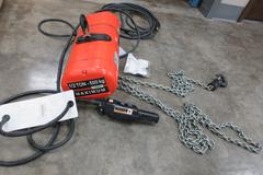 CM LODESTAR MODEL F, 1/2 TON ELECTRIC CHAIN HOIST, 16 FPM SINGLE SPEED, 460V 3 Phase