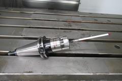 Haas VF-3 CNC Vertical Machining Center with 15,000 RPM CT-40 Spindle, 40 Station Side Mount Tool Changer, Thru-Spindle Coolant, Probing, Macros, High Speed Machining, Mist Collector, and Chip Auger