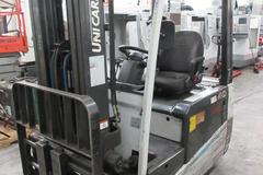 Nissan AG1N1L20V 3300lb Capacity Electric Fork Lift With Fork Positioner and Side Shift