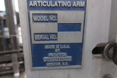 Square Tap Flex Arm  PneumaticTapping System on Rolling Cart, With Tapping Heads and Accessories