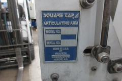 Square Tap Flex Arm  PneumaticTapping System on Rolling Cart, With Tapping Heads and Accessories