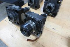 4 BMT55 Style Live Straight Radial Tooling Holders for Doosan 1800, (3)pcs Eppinger Preci-Flex BMT55 ER25 #R786833A ,  (1)pc MT Tools BMT55 ER32 #DW000900132 