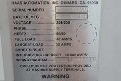 Haas VF-4 CNC Vertical Machining Center, 10K Spindle, 2-Speed Gearbox, 24 Station Twin-Arm ATC, Chip Auger