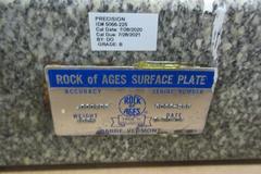 Granite Surface Plate, Rock of Ages, Gray