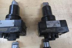 4 BMT55 Style Live Straight Radial Tooling Holders for Doosan 1800, (3)pcs Eppinger Preci-Flex BMT55 ER25 #R786833A ,  (1)pc MT Tools BMT55 ER32 #DW000900132 