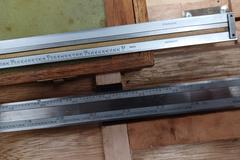 (2) Dial Calipers with Wooden Cases: (1) Fowler 24" and (1) Helios 12"