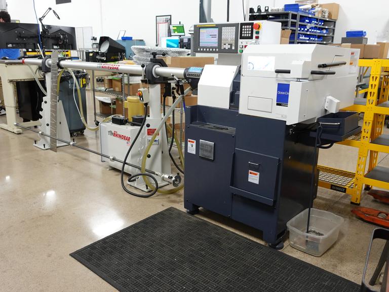 Citizen Miyano RL01 CNC Lathe with Lexair Mini Rhinobar Barfeed