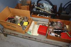 Cabinet With Tool and Accessories for Henri Hauser Burnishers and Grinders