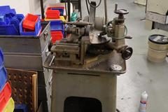 Henri Hauser Model 244 Bench Model Carbide Wheel Grinder With Pedestal Base