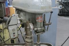 Gang Drill with one Rockwell - 1HP Drill Press and two Delta 1 HP Drill Presses on 77" x 23-1/2" Table