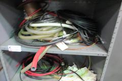 Metal Shelf with Contents