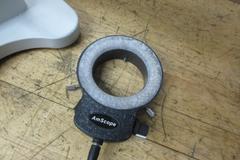 AmScope Stereo 10X/20 Zoom Microscope with Cross Slide, Fine Adjustment Stand and LED Light Source