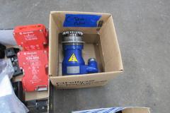 Assorted Electrical Safety Switches, Cable, Push Buttons, Drive Motor