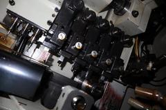 Nomura NN-13SB CNC Swiss Automatic Screw Machine, Live Milling, Sub-Spindle, Automated Productions Model 225/4200 12' Magazine BarFeed