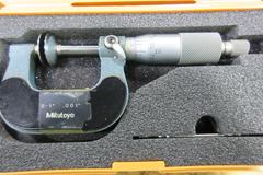 Machines Used | (2) Mitutoyo Micrometers: (1) No. 0-1