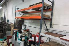 Machines Used | (2) Sections of Teardrop Pallet Racking Consisting of ...