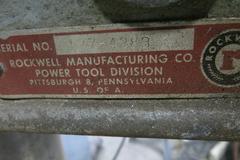 Gang Drill with one Rockwell - 1HP Drill Press and two Delta 1 HP Drill Presses on 77" x 23-1/2" Table