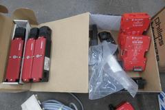 Assorted Electrical Safety Switches, Cable, Push Buttons, Drive Motor