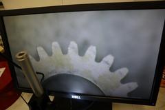 Optical Measurement Camera W Monitor, Variable Light Ring, Monitor