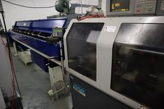 Nomura NN-13SB CNC Swiss Automatic Screw Machine, Live Milling, Sub-Spindle, Automated Productions Model 225/4200 12' Magazine BarFeed