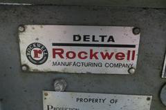 Gang Drill with one Rockwell - 1HP Drill Press and two Delta 1 HP Drill Presses on 77" x 23-1/2" Table