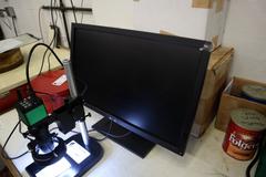 Optical Measurement Camera W Monitor, Variable Light Ring, Monitor