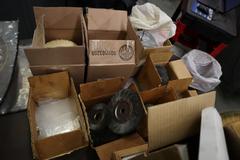 Assorted Deburring Wheels- In Plastic Bins