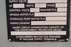 Hardinge HC Chucking Lathe with 2-Axis DRO, Swing Down Threading Attachment, Tooling & Chucks