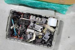 Hardinge HC Chucking Lathe with 2-Axis DRO, Swing Down Threading Attachment, Tooling & Chucks