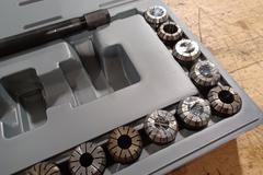 ER32 Collets with Plastic Case, DA200 Collets and DA200 Collet Holder
