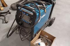 Miller MillerMatic 255 MIG Welder with Built-In Wire Feeder, MIG Gun, Ground Clamp