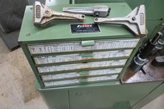 Sunnen MBB-1660 Horizontal Hone with Tooling Cabinet and Assorted Stones and Mandrels