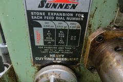 Sunnen MBB-1660 Horizontal Hone with Tooling Cabinet and Assorted Stones and Mandrels
